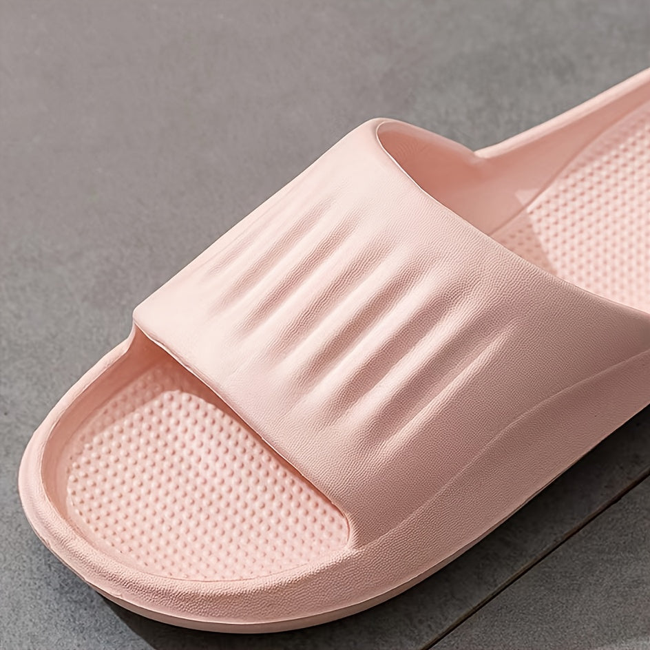 Glissières légères d'EVA des femmes, Non pantoufles de salle de bains de glissement, les chaussures des femmes