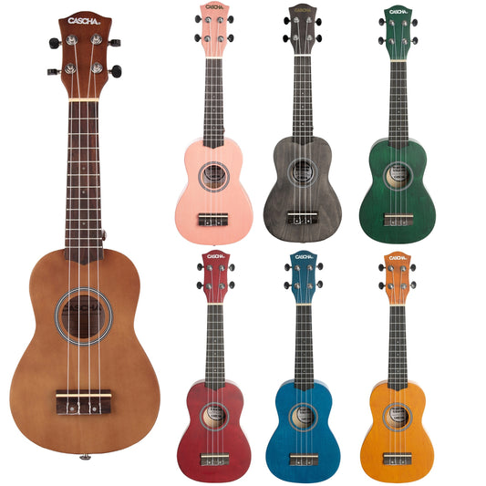 21-Zoll-Sopranistin profession elle bunte akustische Regel Uke 4 Saiten Hawaii Gitarren instrument für Musik Anfänger.