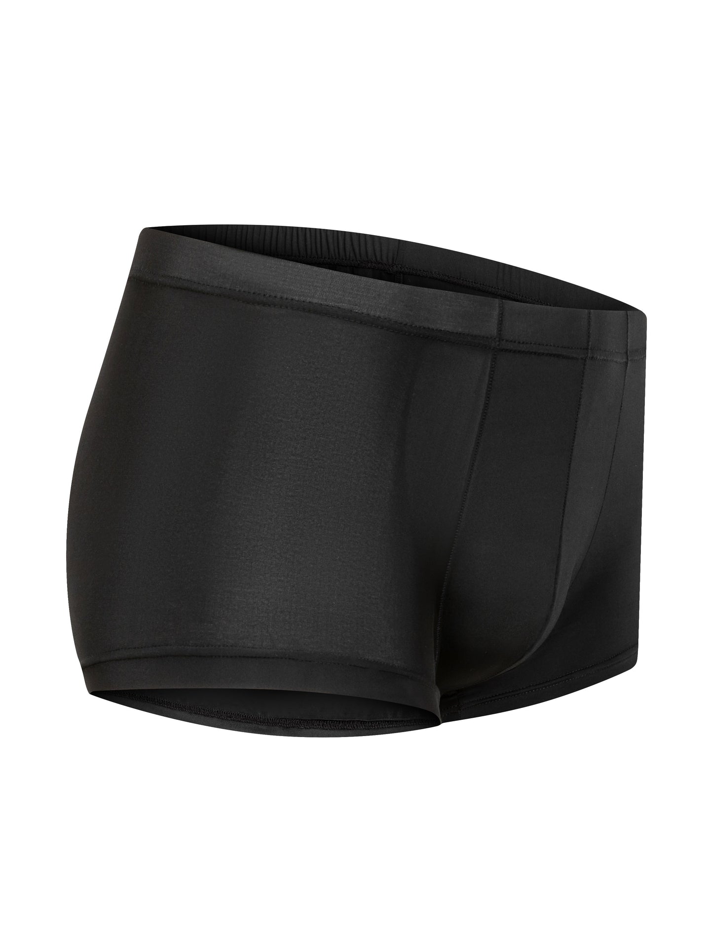 3 peças \u002Fset cuecas boxer masculinas leves e respiráveis de seda gelada para o verão