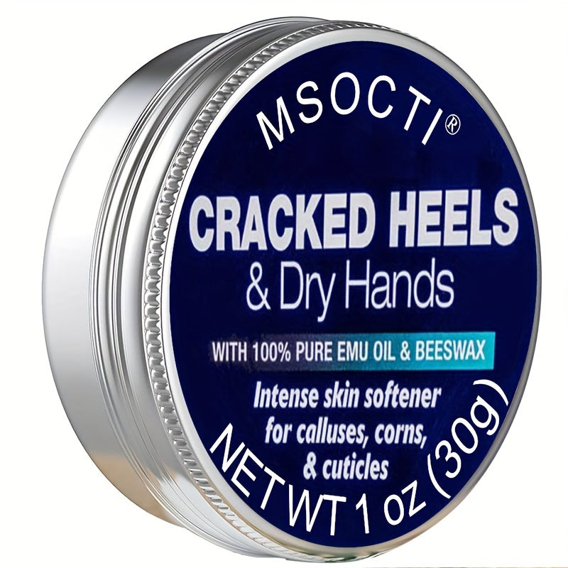 30g Cracked Heels &amp; Dry Hands Intensive Haut weichmacher-für Schwielen, Corns Nagel haut, schnell durchdringen den Feuchtigkeit creme, Made W \ u002F 100% reines Emu Öl &amp; Bienenwachs, Fuß creme