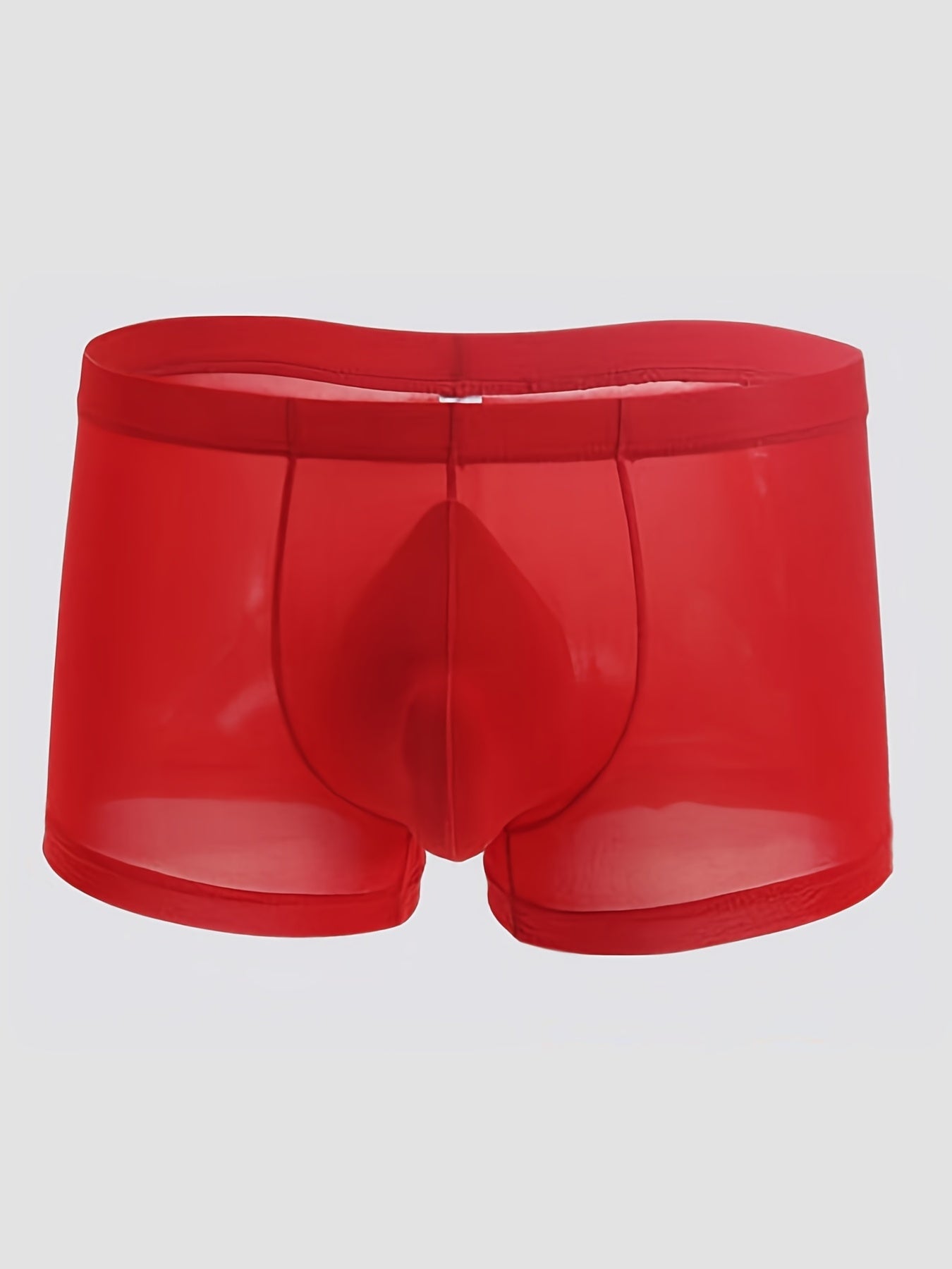 3 peças \u002Fset cuecas boxer masculinas leves e respiráveis de seda gelada para o verão