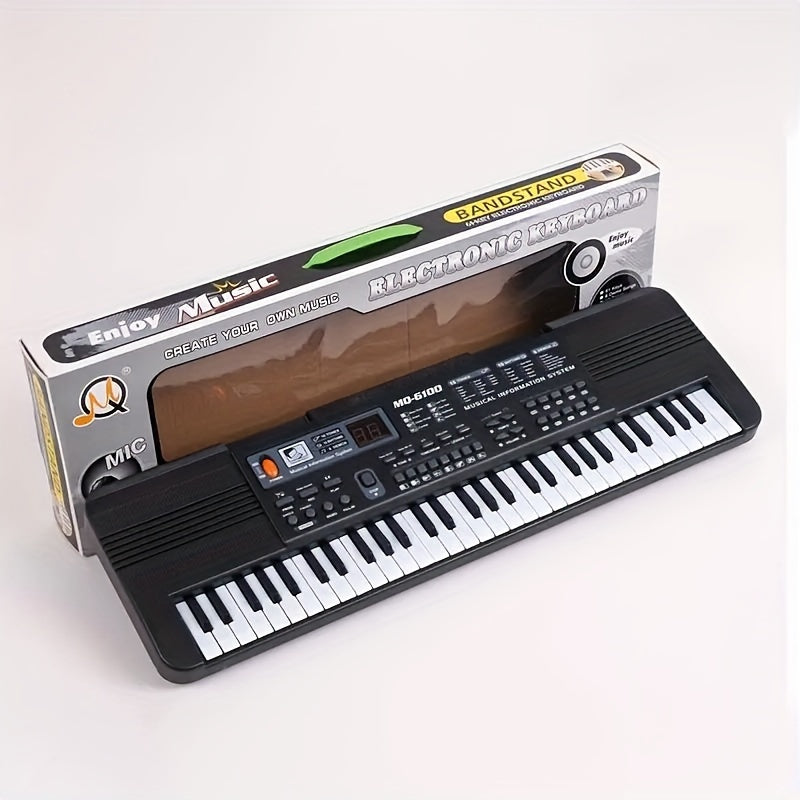 61keys Touch Response Keys Electric Keyboard, Oriental Keyboard, Electronic Organ  Piano Musical Toys,Christmas And Halloween Gift,Thanksgiving Gift