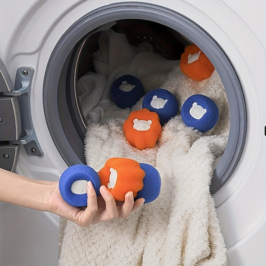 3\u002F6pcs Pet Hair Remover Used In Washing Machine, Dryer Ball Reuse, Reduce Wrinkles, Save Washing Machine Free Drying Time