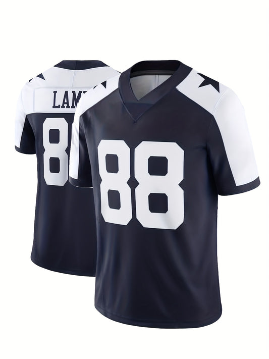 Plus Size Men's #88 Graphic Print Jersey T-shirt For Football\u002Fsports\u002Foutdoor