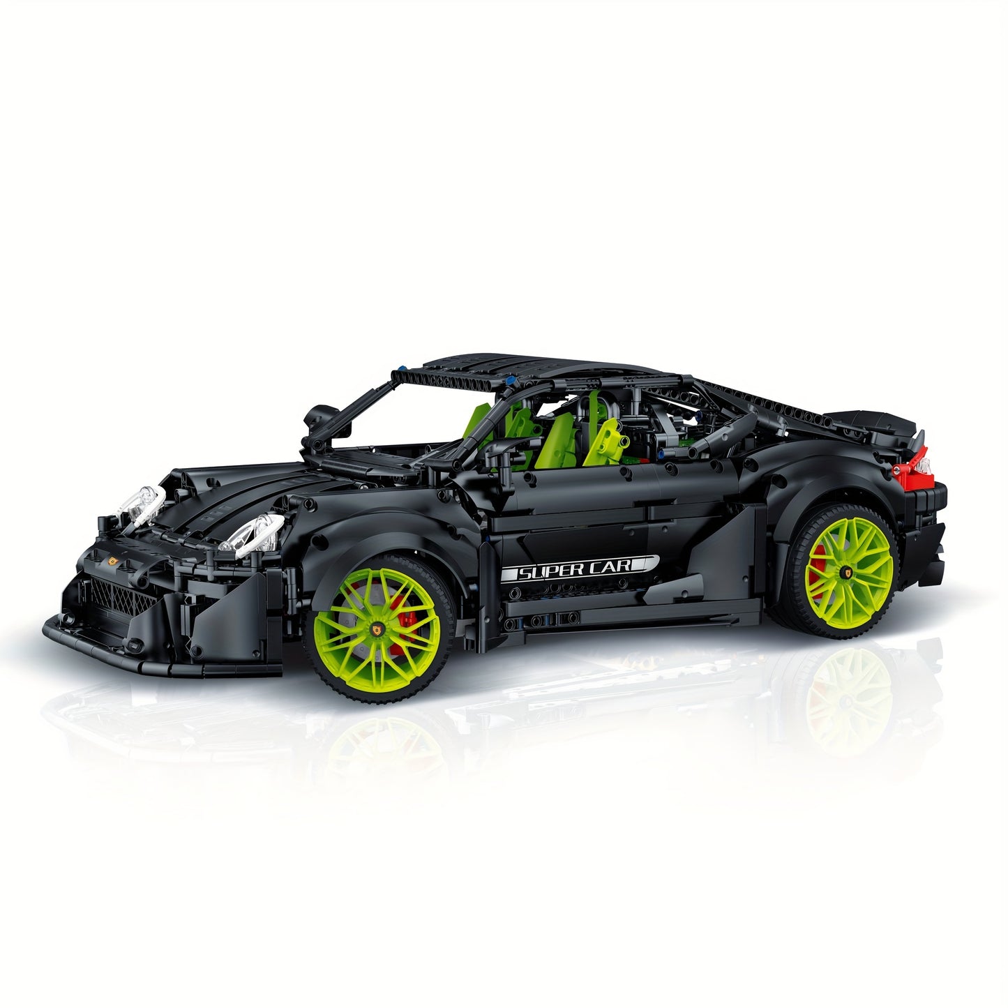 2868pcs 1:8 Car Building Blocks, Supercar Bricks Toys, Gift For Kids, Model Toy Decoration, Christmas\u002FHalloween\u002FThanksgiving Gift