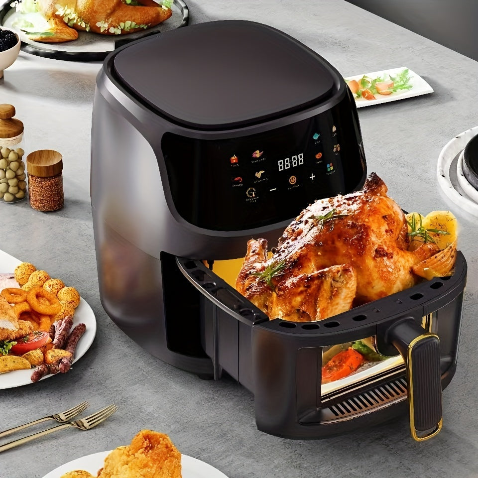 1pc , Air Fryer , 5 Quart Air Fryer Oven With Smart Cooking Programs , Large Capacity Multifunctional Electric Fryer , Household Electronic Touch Control Multifunctional Air Fryers , Kitchen Appliance