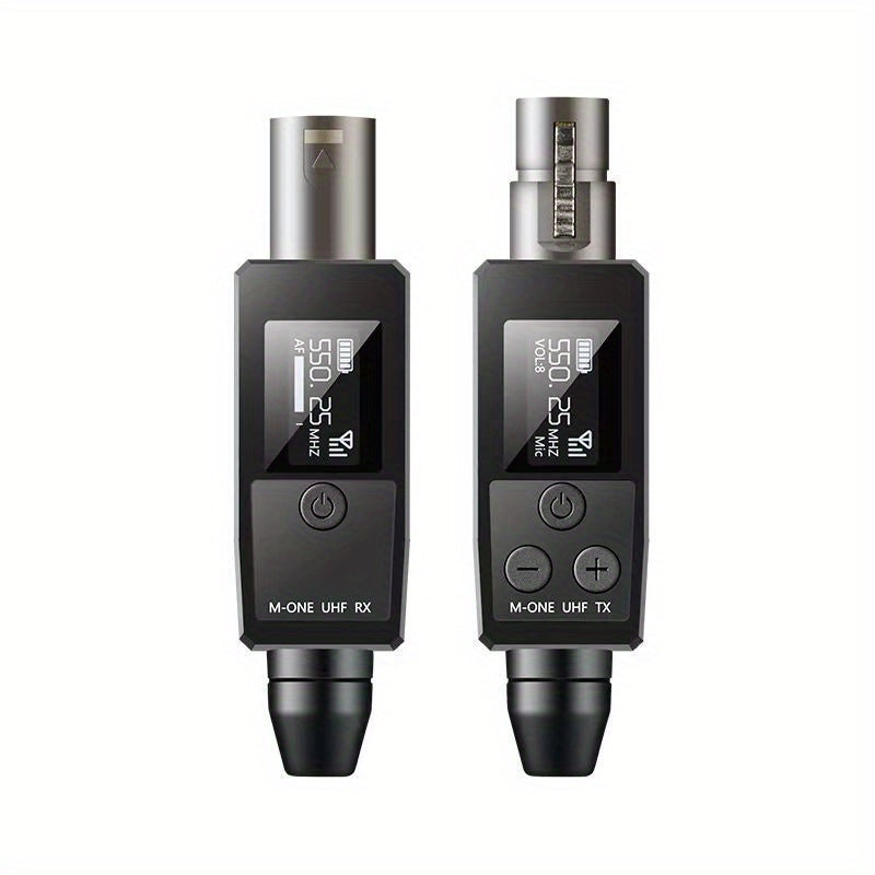 Wireless Microphone Transmitter Receiver Is Plugged Into The XLR Microphone Wireless System, Suitable For 48V Condenser Microphone, Moving Coil Microphone, Audio Mixer, Guitar Amplification Speaker