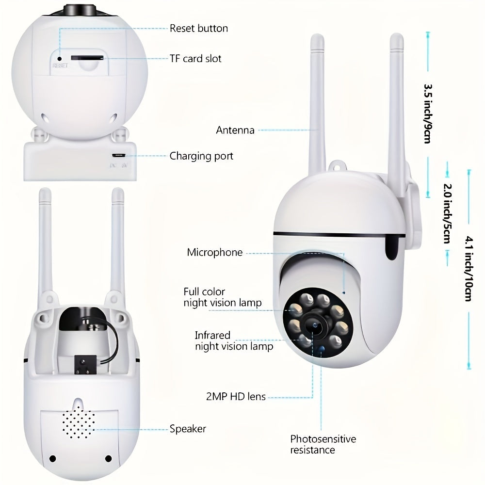 Secure Your Home with 1080P HD 5G WiFi Outdoor Night Vision Security Cameras