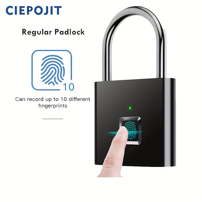 Smart Fingerprint Padlock: Unlock Your Door with a Touch of Your Thumb!