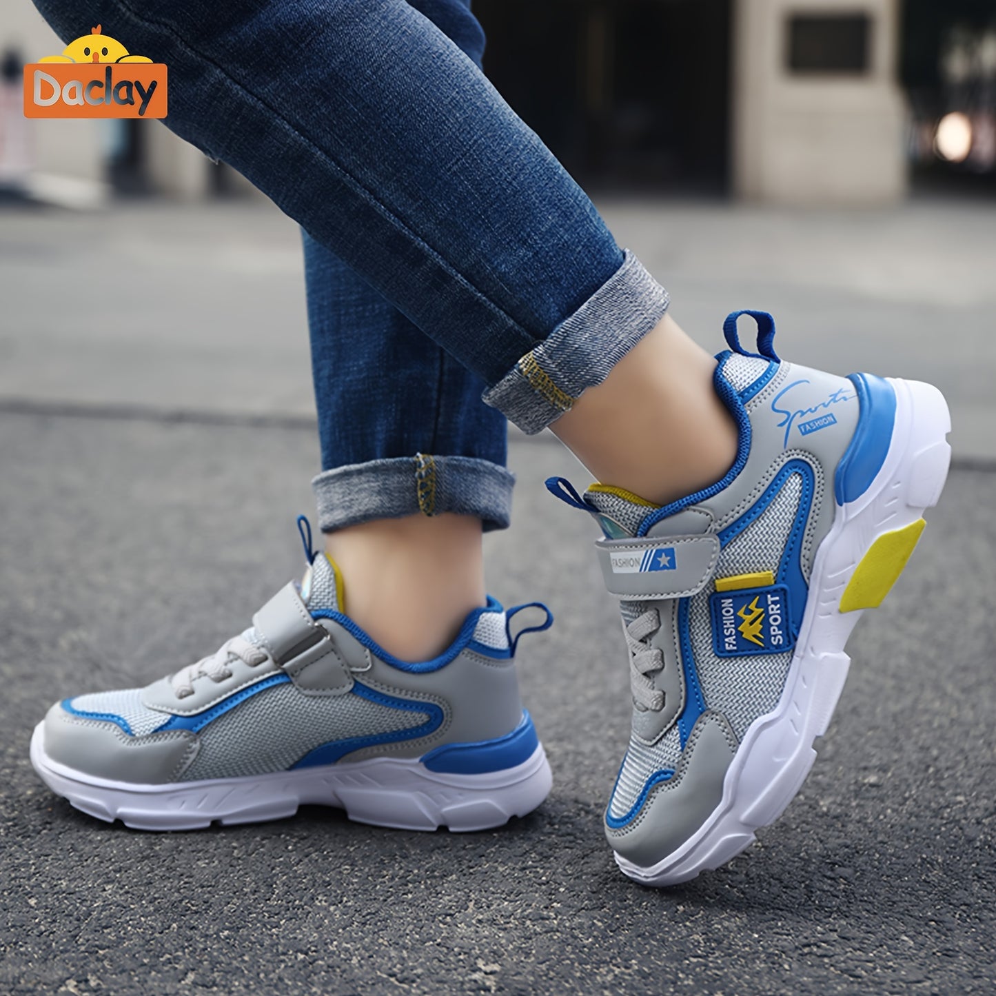 Daclay Children's Running Shoes Sports Shoes Girls' And Boys' Shoes Basketball Shoes Casual Sports Shoes