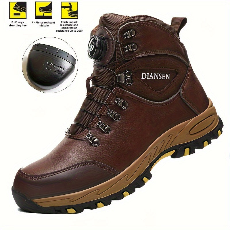 Waterproof Steel Toe Boots For Men Women High Top Classic Work Comfy Shoes Safety Boots Non Slip Hiking