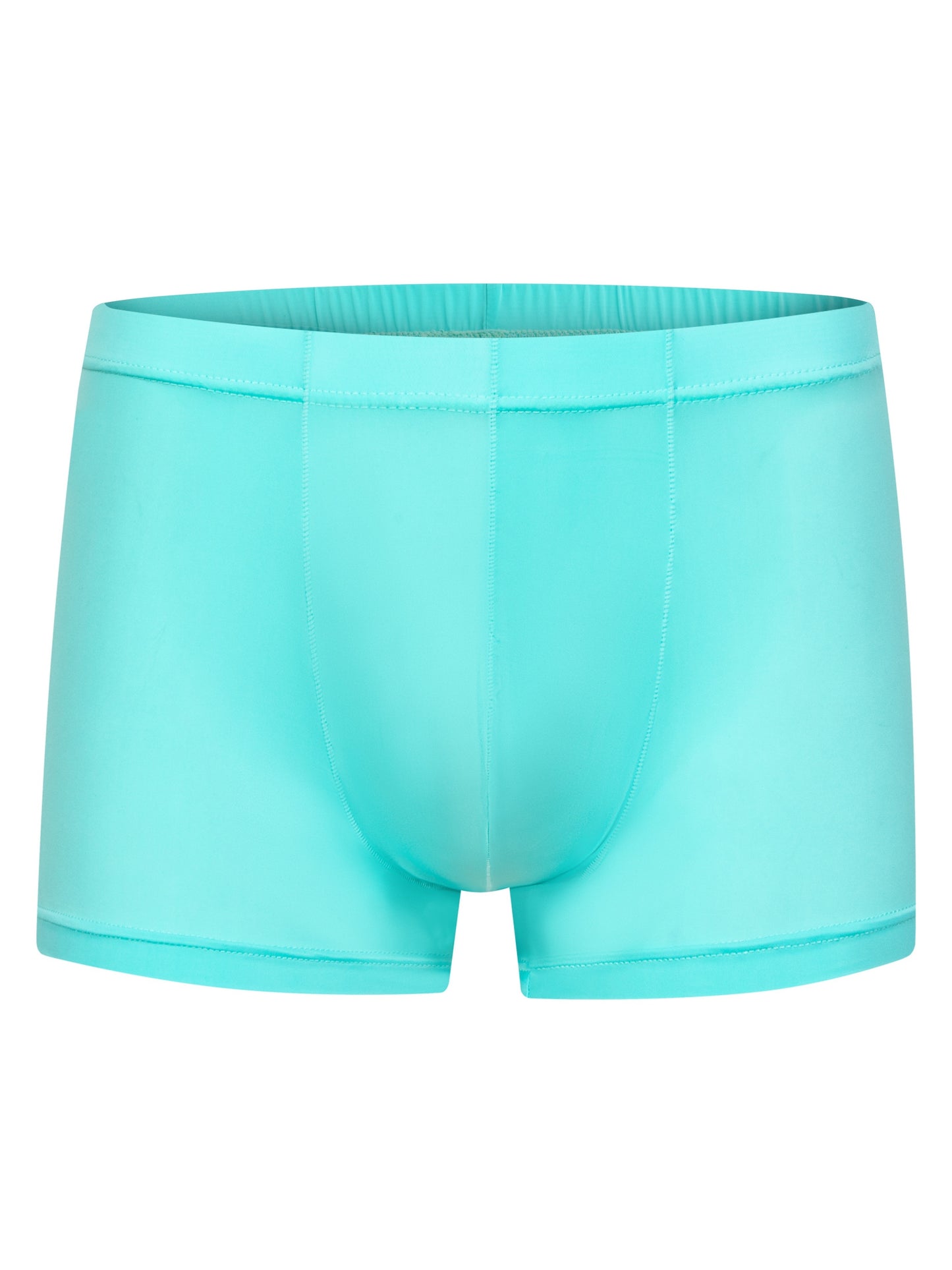 3 peças \u002Fset cuecas boxer masculinas respiráveis de seda gelada ultrafinas