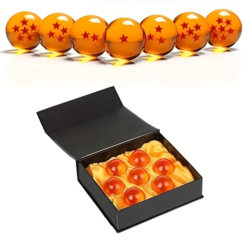 Conjunto de caixa de presente colecionável de anime 7pcs \ u002FBox - perfeito para qualquer fã de anime - 1,38 polegadas \ u002F1,38 de diâmetro para presente de Natal e Halloween \ u002FDeco