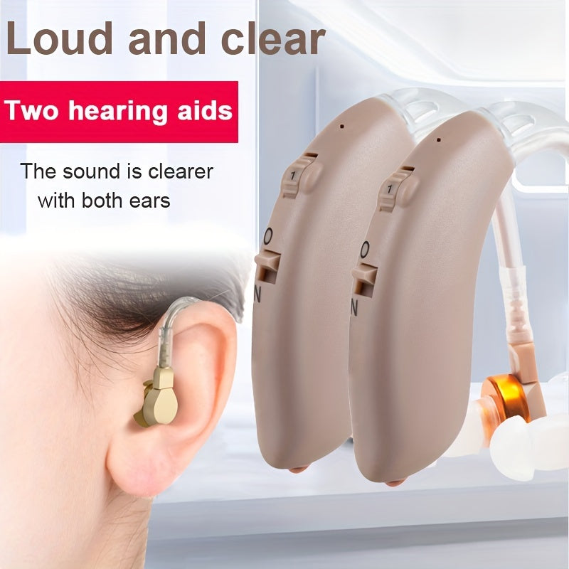 Elderly  Double-ear Battery Type Hearing Aid Can Not Hear Can Not Hear The Sound To Be Available