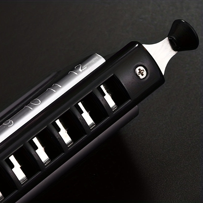 12-Hole Chromatic Harmonica: Unlock Your Musical Creativity!