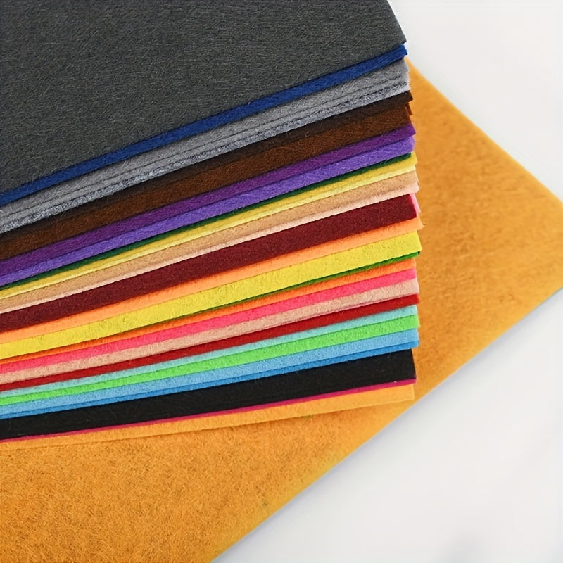 40pcs Felt Sheets, 8x12Inch Felt Cloth, Great For DIY Crafts, Embroidery, Needle Felting And Sewing Projects