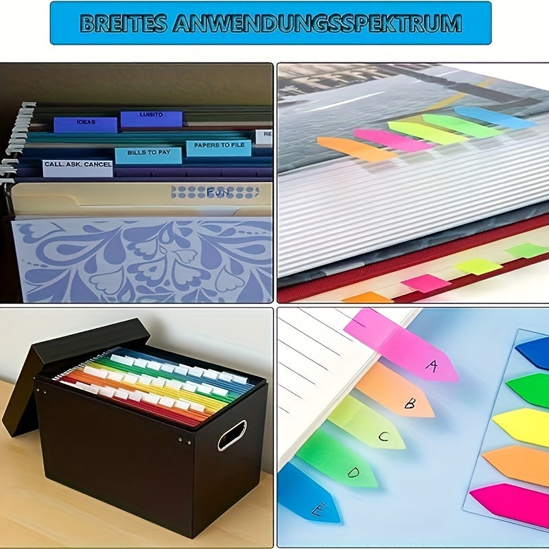 200 Pages Sticky Notes Small Adhesive Notes Film Text Strips Paste Marker Text Strips Sticky Notes Writable Flag Index Labels Embroidered Labels Bookmarks