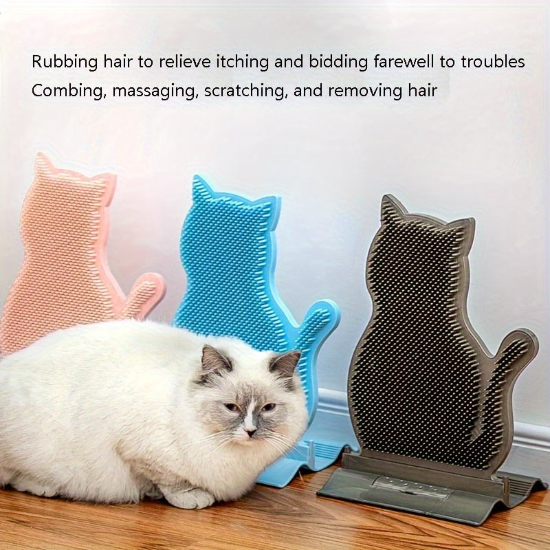 Pet Hair Removal Comb And Scratch Board Brush For Dogs, Cats, Kittens, And Puppies - Grooming Tool For Shedding, Massaging, And Scratching - Supplies For Happy And Healthy Pets