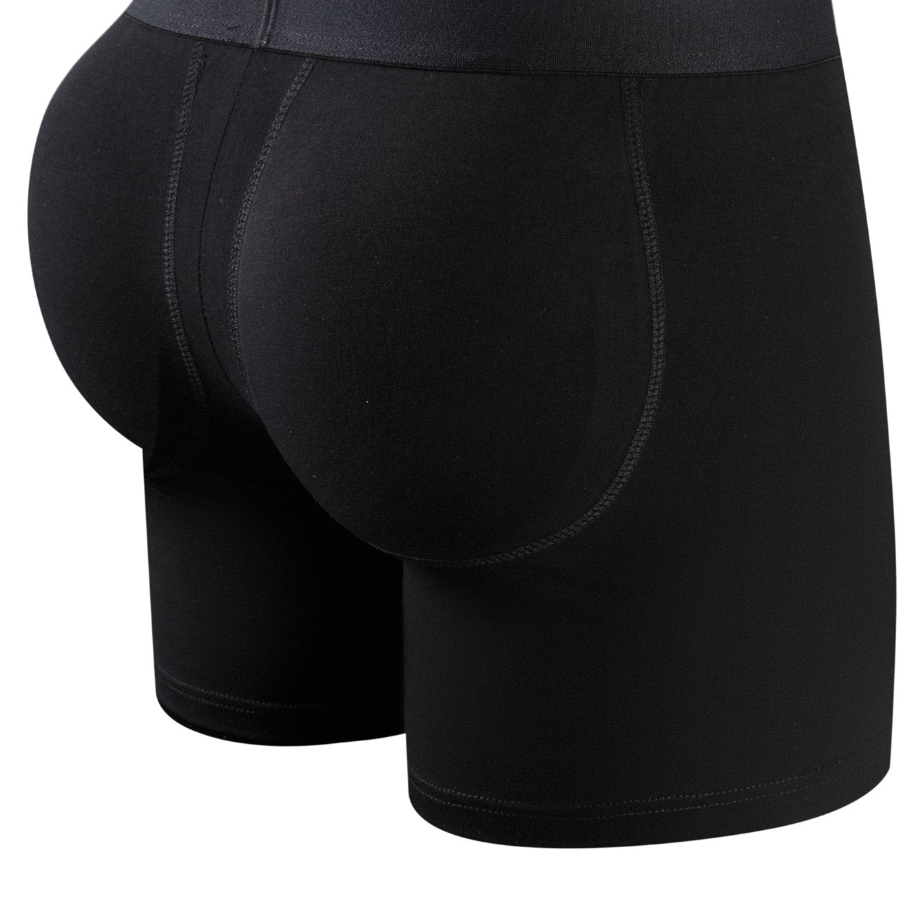 Almohadilla de cadera extraíble, Calzoncillos boxer de estiramiento para hombres, Ropa interior cómoda y transpirable