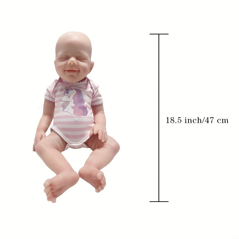 All Silicone Dolls, Mini Imitation Baby Soft Dolls, Children's Dolls Newborn Reborn Babies Parent-child Practice Birthday Christmas Gifts For Families Aged 6 And Over