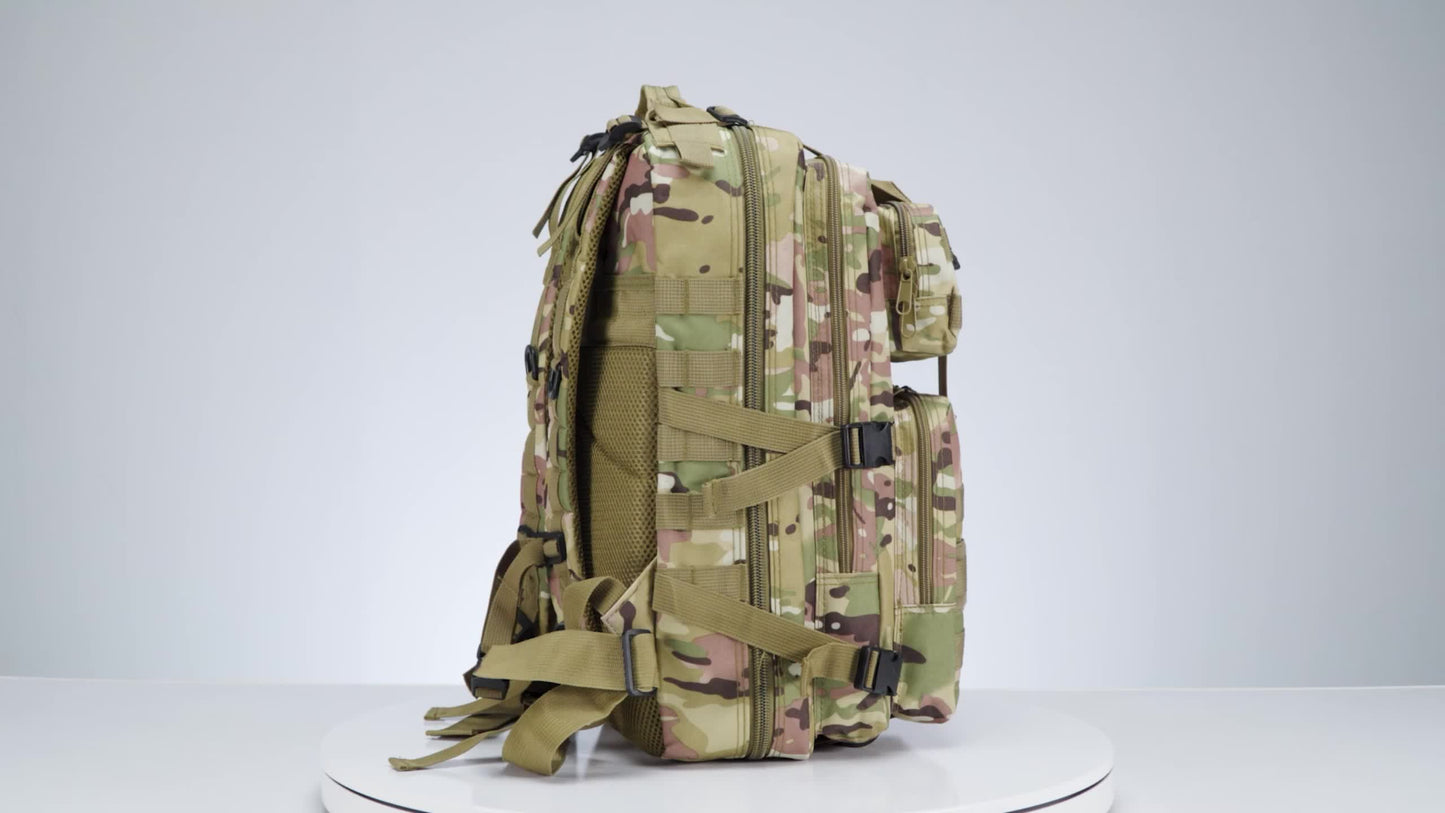 1pc sac à dos à la mode, résistant à l'eau léger sac, sac à dos de camouflage, sac de voyage de grande capacité, choix idéal pour des cadeaux