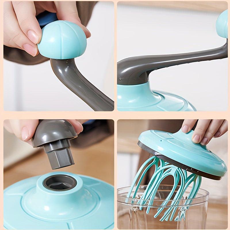 Batidor de crema de pastel Mezclador de huevo de mano semiautomático Mezclador de cocina Herramientas para hornear Accesorios de cocina