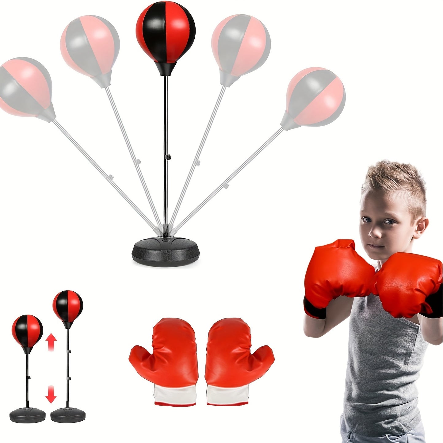 Équipement de sports de boxe d'équilibre de sens, longue formation élevée de corps, jouets d'intérieur et extérieurs de ménage