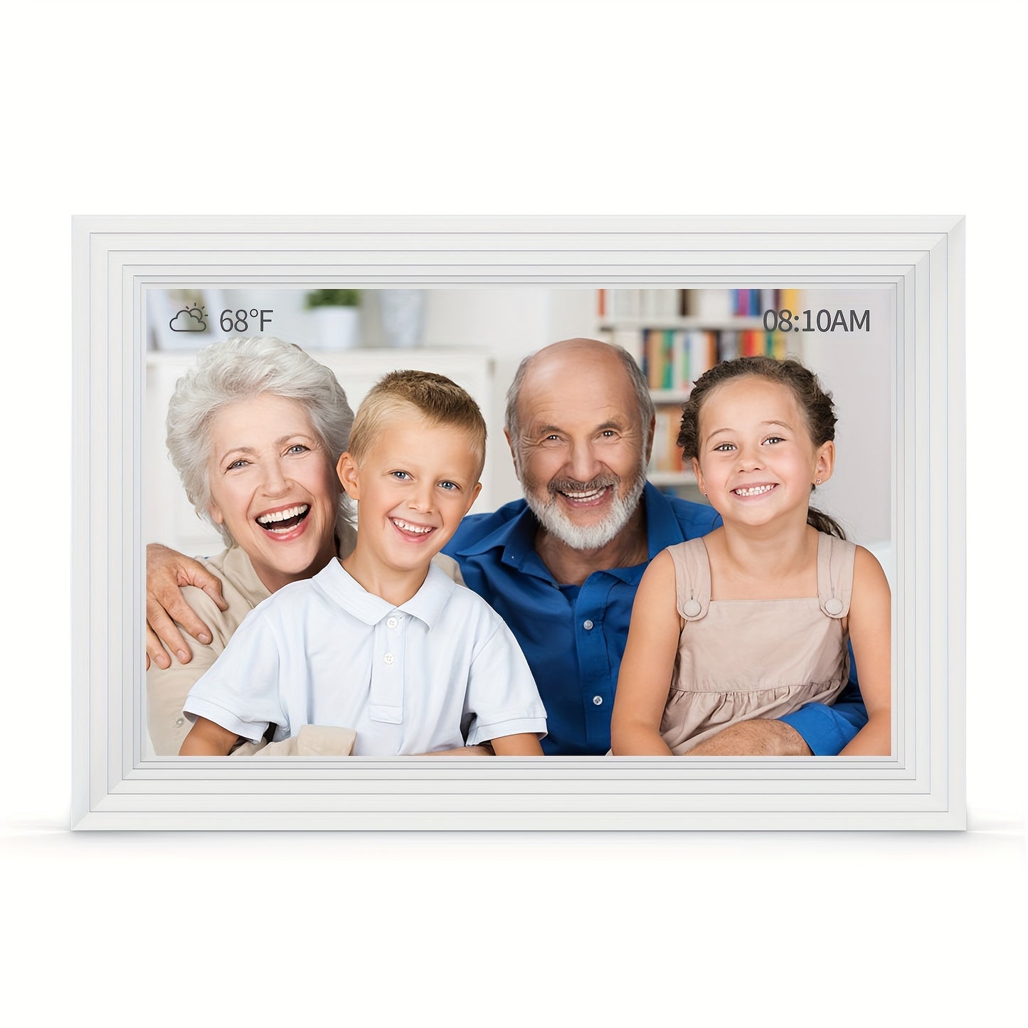 10.1 Inch Smart Wi-Fi Digital Photo Frame, 1280x800 IPS LCD Touch Screen, Auto-Rotate Portrait And Landscape, Built In 32GB Memory, Share Moments Instantly Via Frame App From Anywhere, Support For Photo\u002Fvideo Playback, Cloud Album