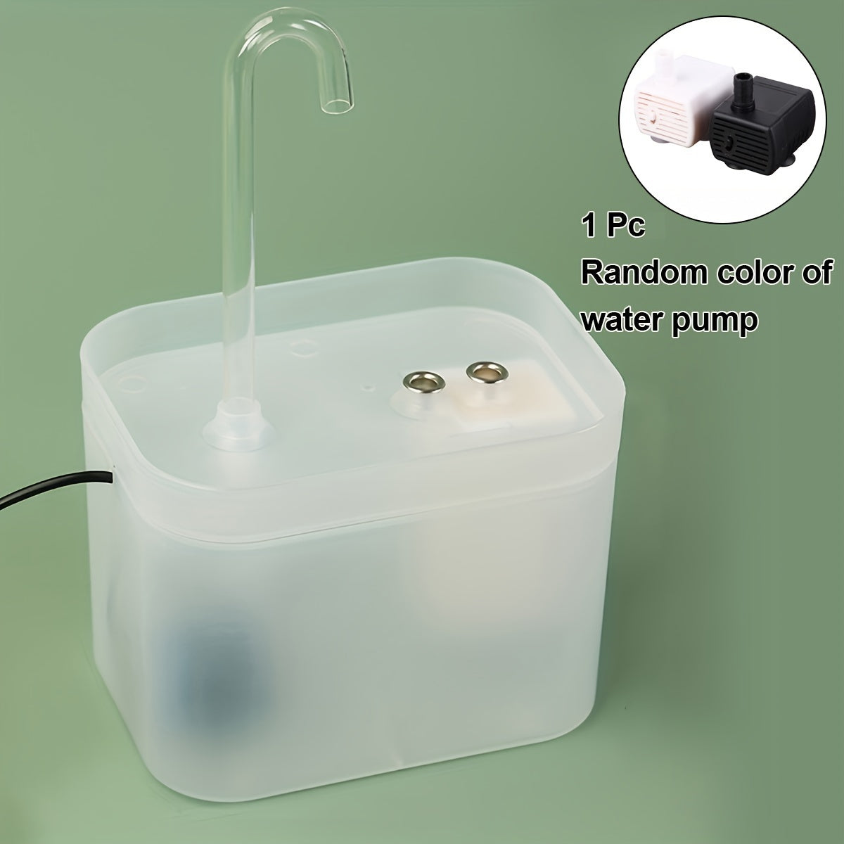 50.72oz Automatic Pet Fountain - Provides Fresh And Filtered Water For Cats And Puppies - Ideal For Indoor Use