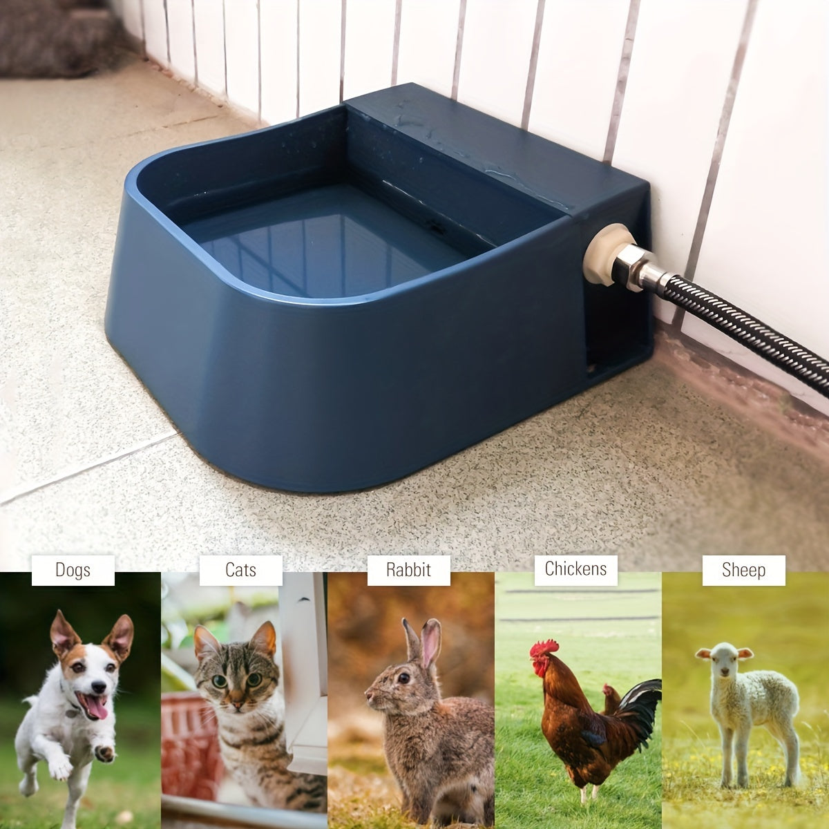 Pet Automatic Water Dispenser Dog Auto Fill Water Bowl Livestock Float Valve Water Feeder For Dog Cat Drinking