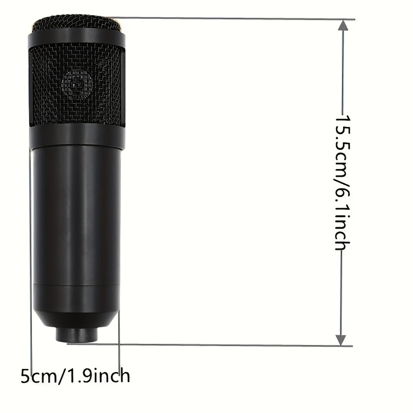 Pacote de equipamentos de podcast, com microfone de podcast BM800 e placa de som V8, trocador de voz - interface de áudio - perfeito para gravação, canto, streaming e jogos