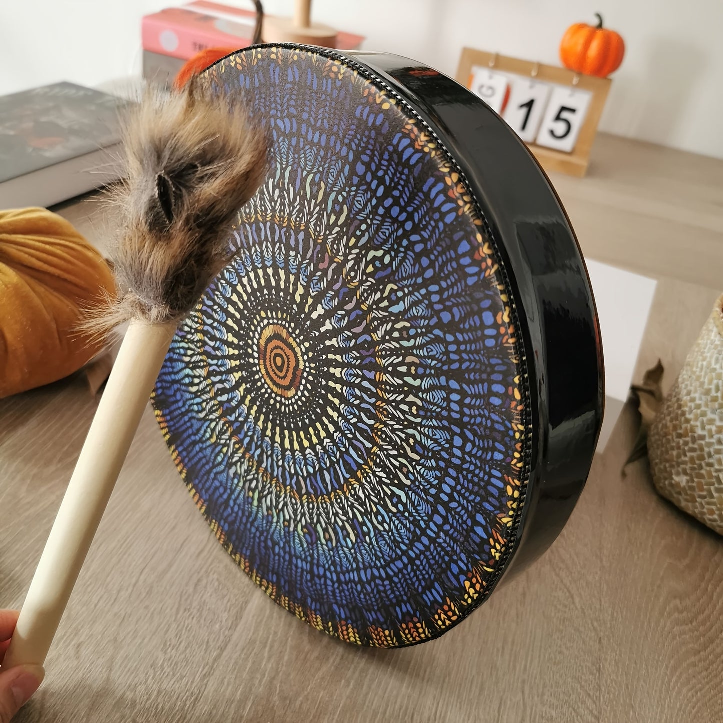 1set Handcrafted Percussion Drums with Unique Mosaic Design - Perfect for Professional Musicians and Beginners Alike