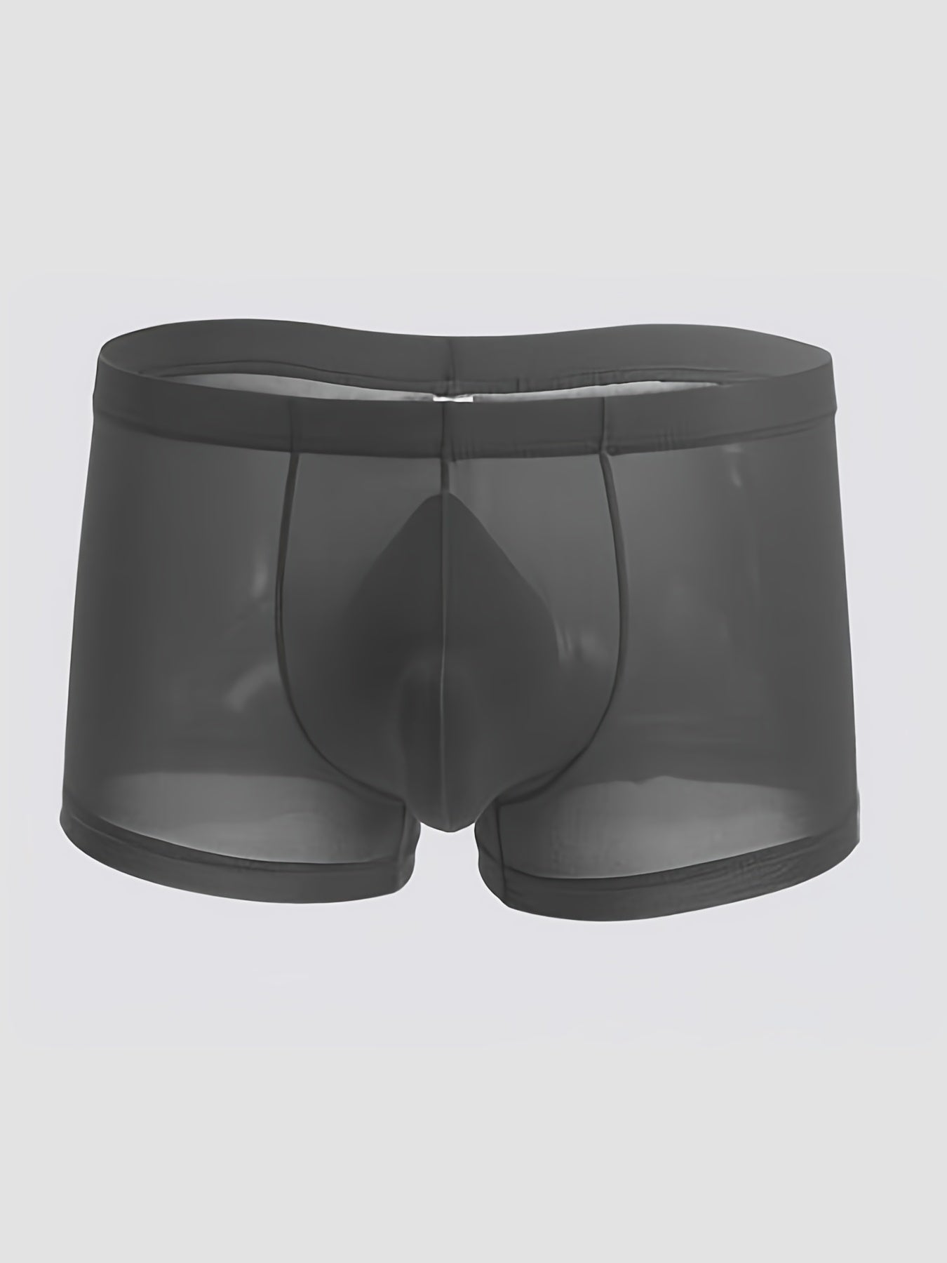 3 peças \u002Fset cuecas boxer masculinas leves e respiráveis de seda gelada para o verão