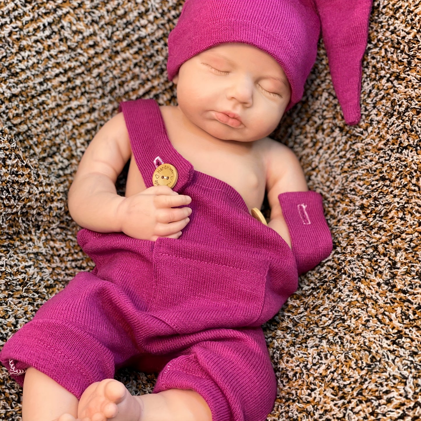 17.72inch Open & Closed Eyes Whole Soft Silicone Girls Reborn Dolls Painted Full Body Soft Solid Silicone Reborn Dolls With Cuddly Dress For Family's Christmas Gift \u002F New Year Gifts Collection Series