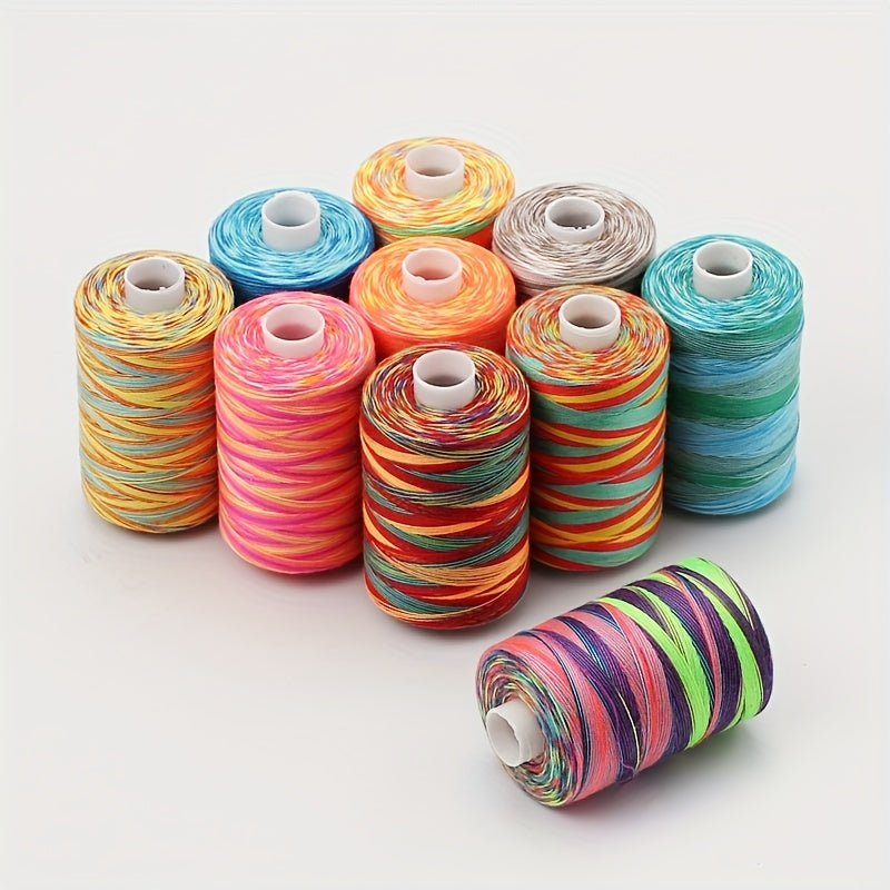 10pcs\u002Fbox 1000yard Sewing Thread Polyester Threads For Sewing Needlework Quilting Overlock Embroidery Hand Repair Thread