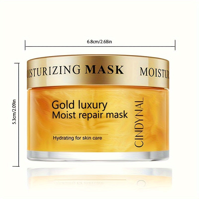 1pc 4.23oz 24k Gold Serum Cream, Collagen Firming Face Cream, Deep Moisturizing Serum Skin Care