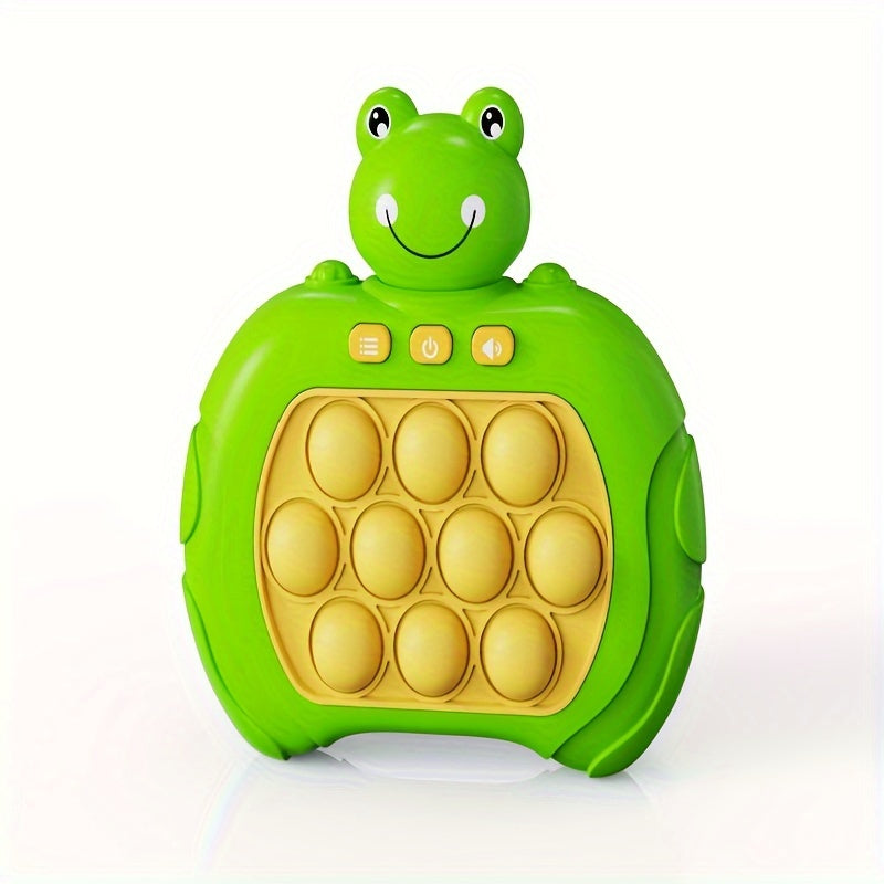 Jeu animal de poche pour des enfants, console de jeu concurrentielle de bulle rapide de poussée