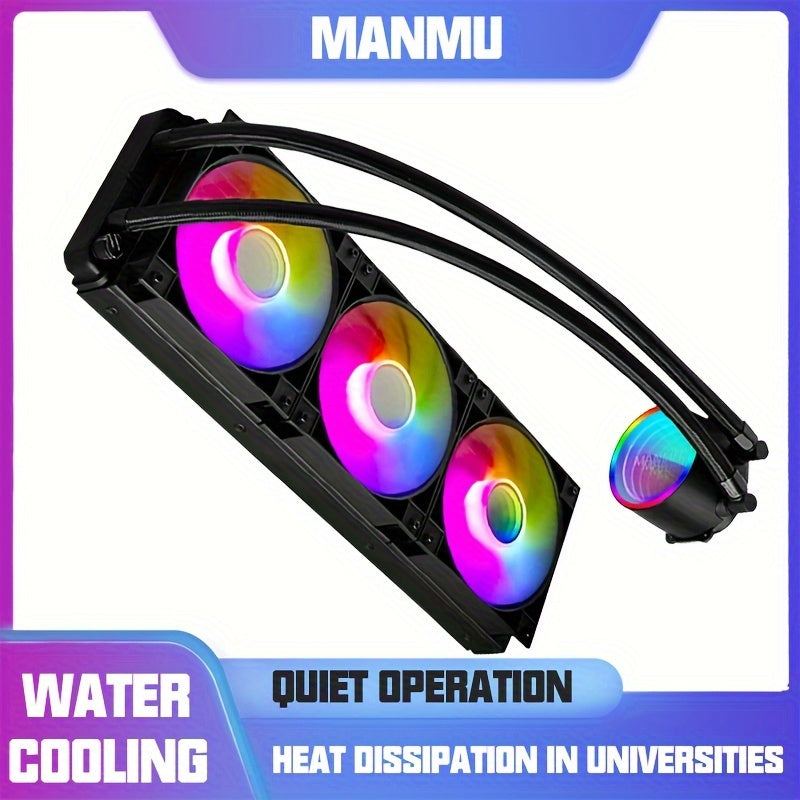 Manmu 360mm Water Cooler Computer CPU Cooling RGB Intergrated CPU Cooler AM2 AM3 AM4 LGA 115X\u002F1200\u002F17XX\u002F2011\u002F2066