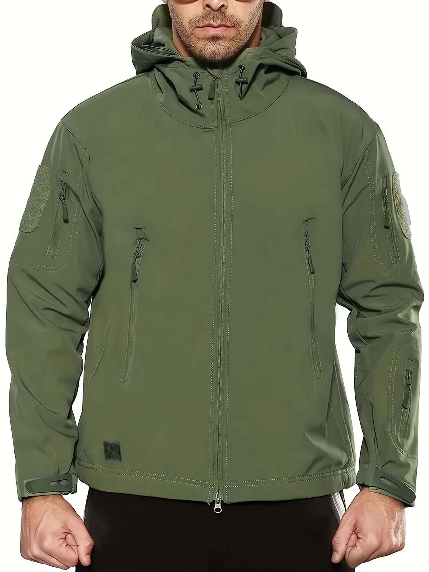 Chaqueta con capucha del puffer reversible de la moda de los hombres del tamaño extra grande para el otoño invierno, ropa de los hombres de los deportes al aire libre