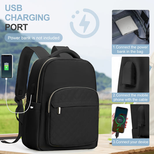 Large Capacity Backpack, Short Distance Travel Business Luggage Bag, Middle School Student Backpack Computer Bag Travel Bag