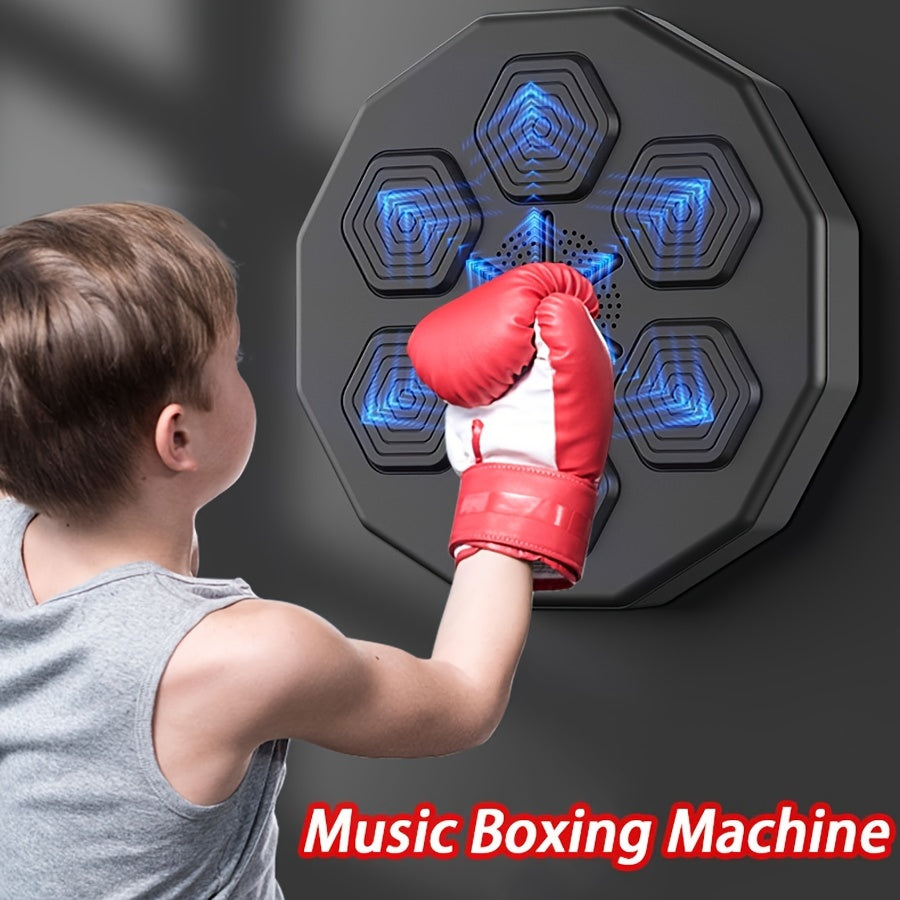 Almofada de perfuração de música inteligente montada na parede: fique em forma em casa com equipamento de exercício para máquina de treinamento de boxe