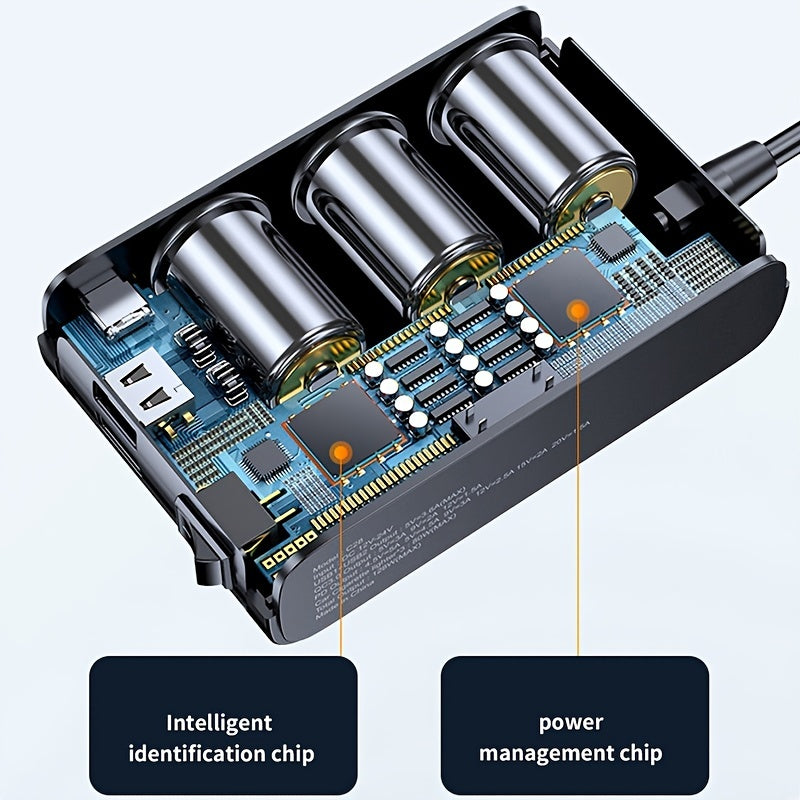 7 In 1 Car Cigarette Lighter, 128W Multifunctional 7 Ports Car Charging Adapter PD30W QC3.0 Fast Charging Car Charger