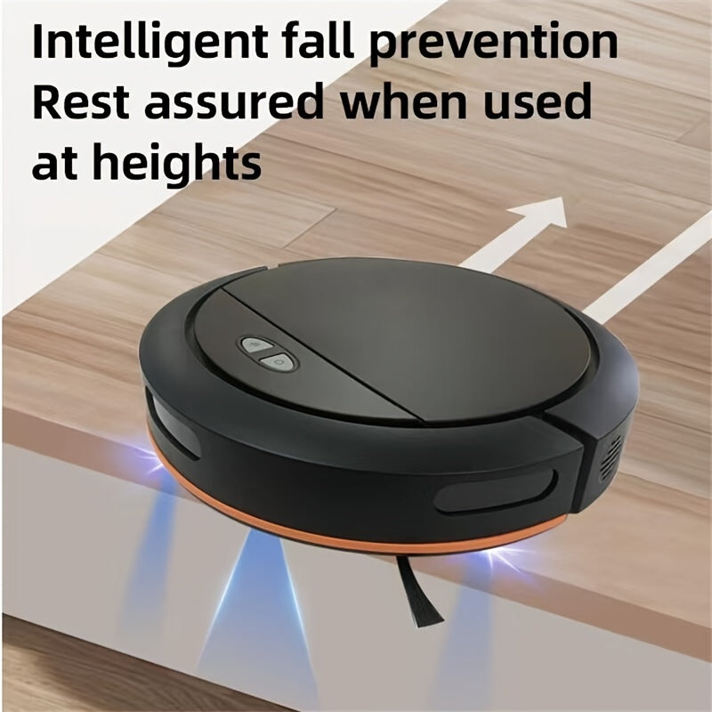 1pc, Smart Robot Vacuum Cleaner Home Sweeping Robot, Mopping Robot Vacuum Cleaner, Automatic Floor Scrubbing Machine With Super Strong Suction, Intelligent Automatic Retrieval And Charging APP, A Good Helper For Controlling Home Floor Care