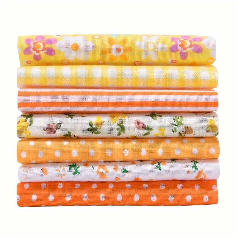 56pcs Cotton Fabric Sewing Fabric 100% Cotton Flower Printed Fabric For DIY, Crafts, Projects, Quilting