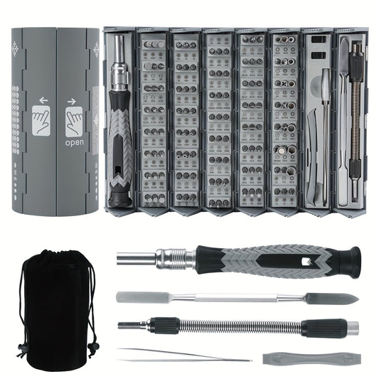 126 In 1 Precision Screwdriver Set 120pcs CRV Strong Magnetic Bits Screwdrivers For Repair Phone Watch Computer Screwdriver Kit