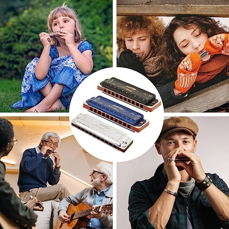 East Top Harmonica: 10 Holes, 20 Tones, Key Of C - Perfect For Professionals, Beginners & Students!