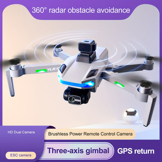 New S135pro  UAV Drone - 5G Signal, Dual WiFi, 1080P Camera, LCD Display, Quadruple Radar Obstacle Avoidance, Extended Flight Time.Perfect For Beginners Men's Gifts And Teenager Stuff