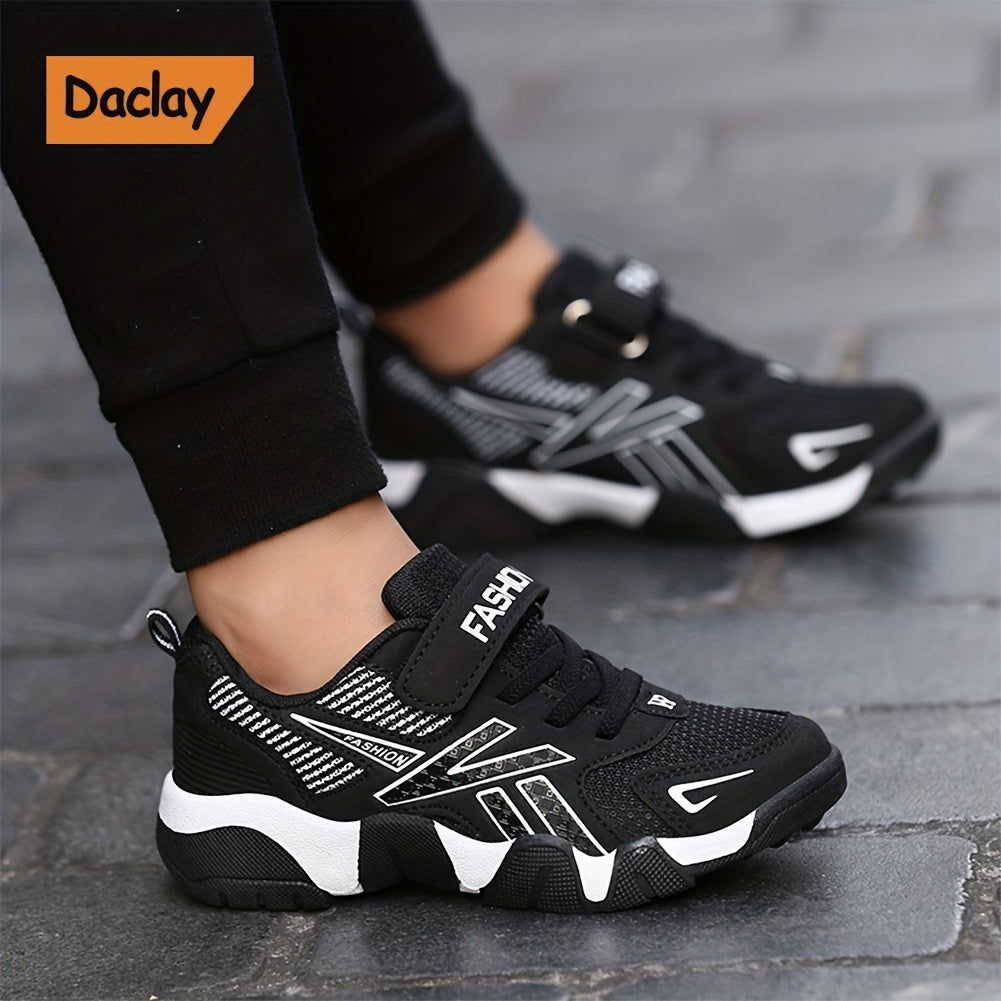 Daclay Boys Breathable Sports Shoes For Running And Jogging, Children's Anti-skid Tennis Shoes Gymnastics Shoes