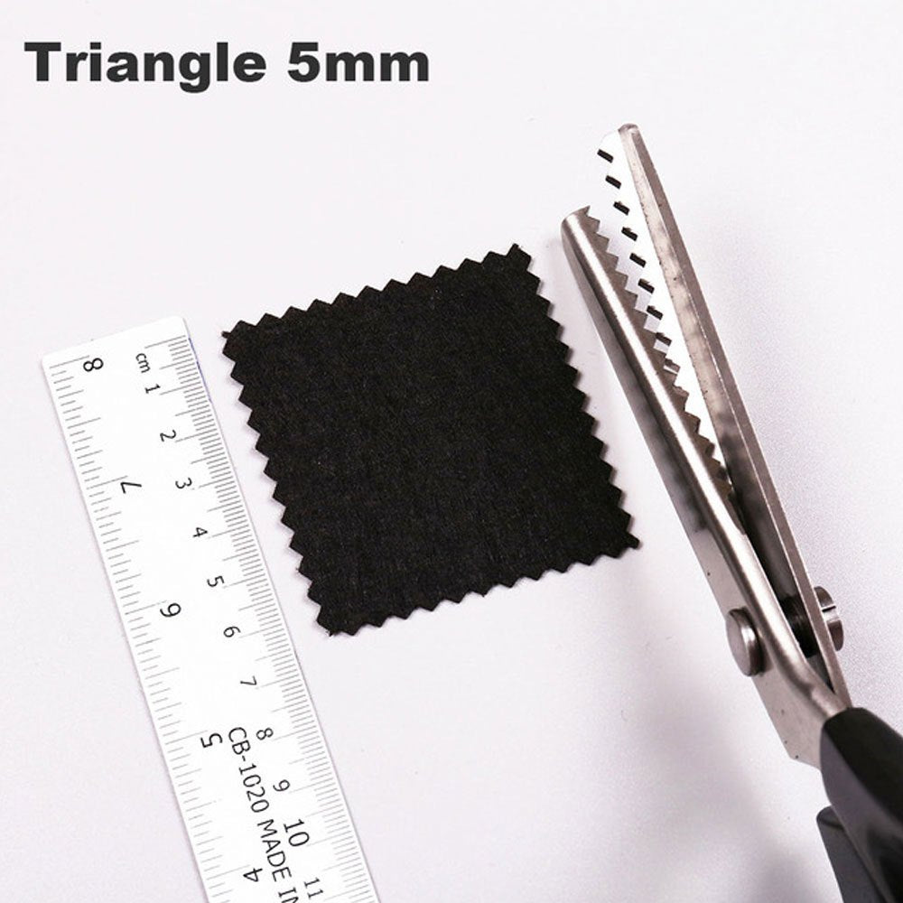 1pc Scissors Sewing Embroidery Fabric Zigzag Shape Craft Cut Dressmaking Leather Handicraft DIY Tool