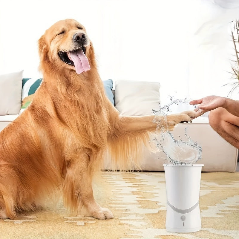 Pamper Your Pet's Paws: Electric Silicone Pet Foot Cleaner with Massage Function